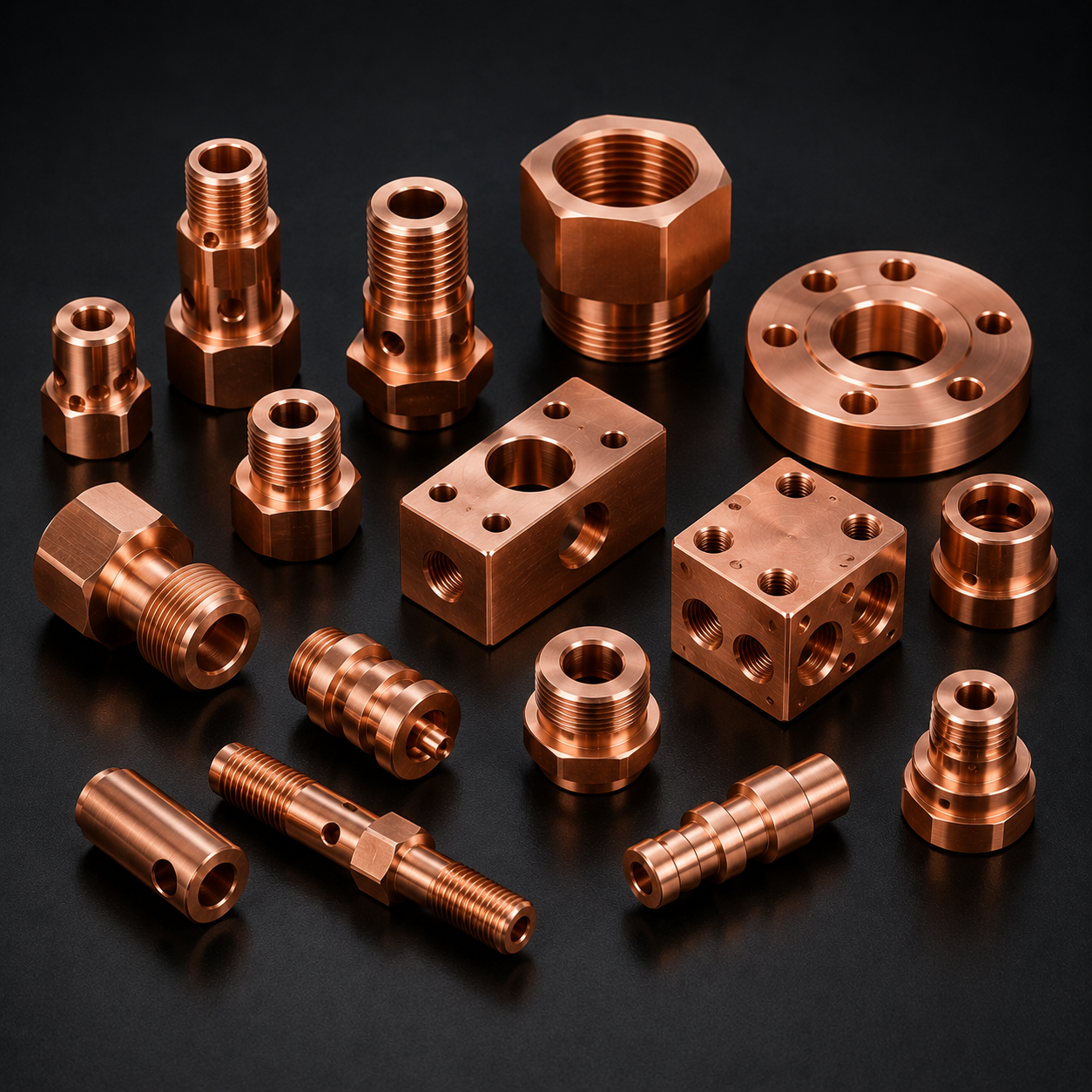 Customized Copper Parts – precision metal components by Supersize Brass Industries