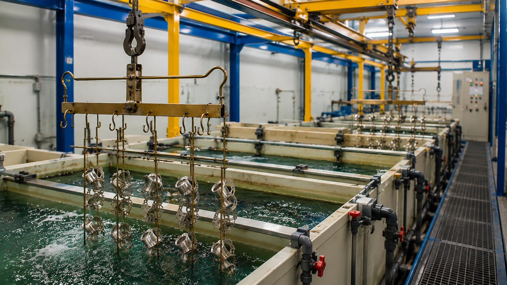 Electroplating Lines at Supersize Brass Industries
